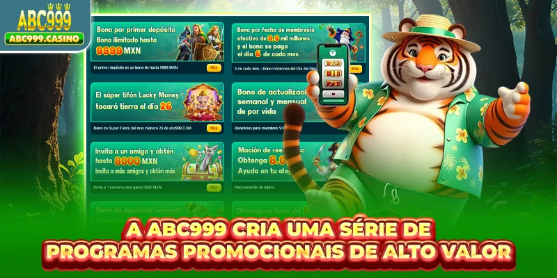 A ABC999 cria uma série de programas promocionais de alto valor