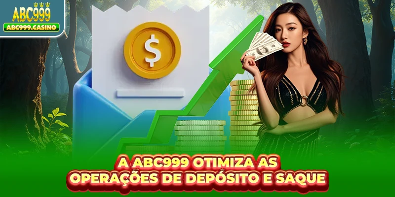 A ABC999 otimiza as operações de depósito e saque