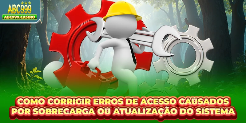 Como corrigir erros de acesso causados ​​por sobrecarga ou atualização do sistema.