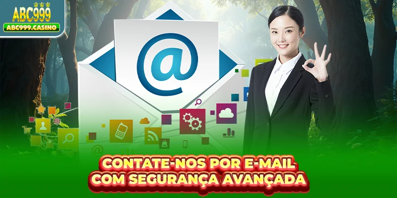 Contate-nos por e-mail com segurança avançada