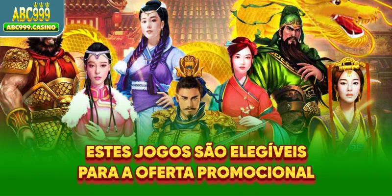 Estes jogos são elegíveis para a oferta promocional