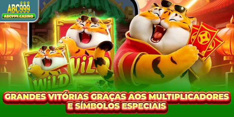 Grandes vitórias graças aos multiplicadores e símbolos especiais
