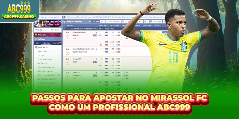 Passos para apostar no Mirassol FC como um profissional ABC999